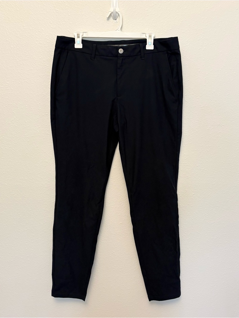 Primo Pants Mens Size 36x32 Navy Blue Performance Stretch Modern Golf Logo